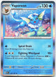 Vaporeon 134/165 Rare 151 Pokemon Holo Near Mint