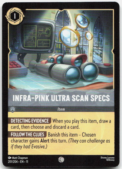 Infra-Pink Ultra Scan Specs Common Winterspell 201/204 NM