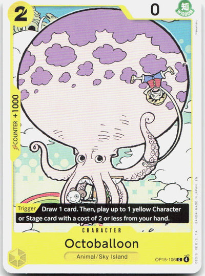 Octoballoon C Adventure on Kami's Island OP15-106 NM