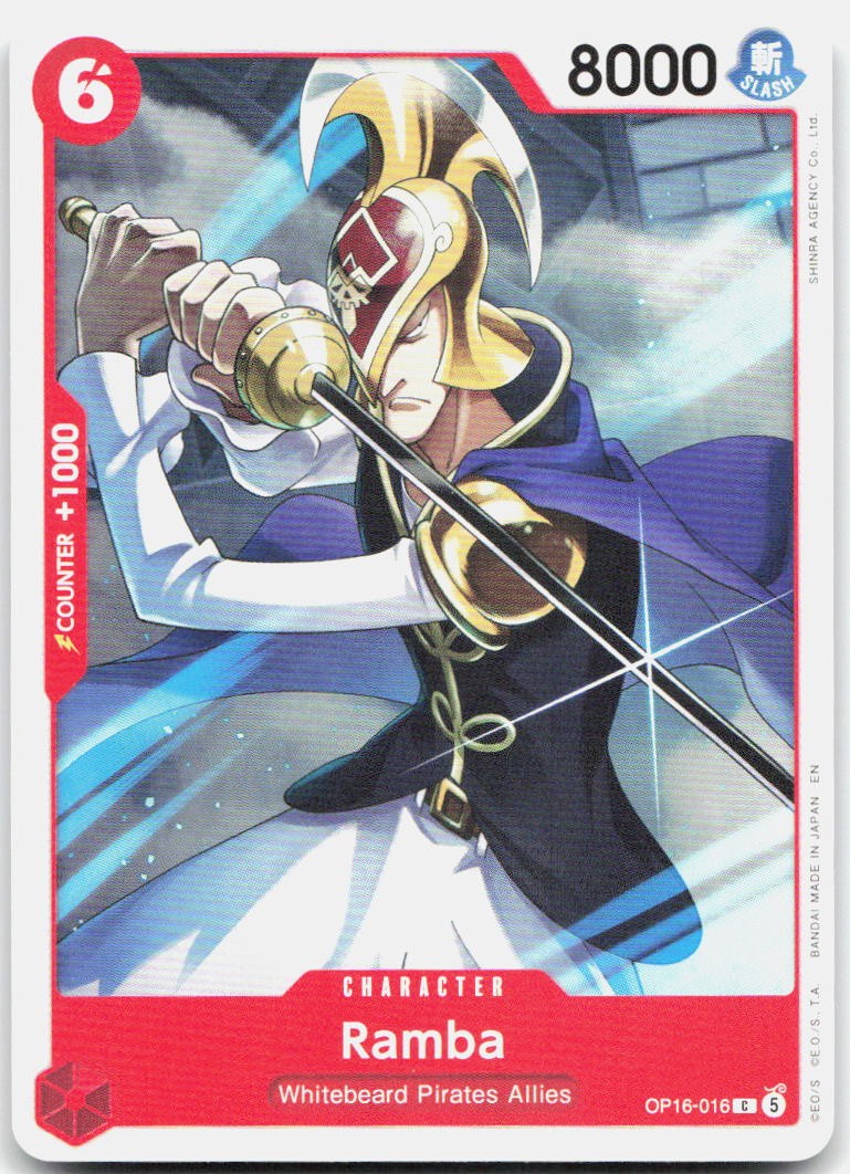 Ramba C The Time of Battle OP16-016 NM