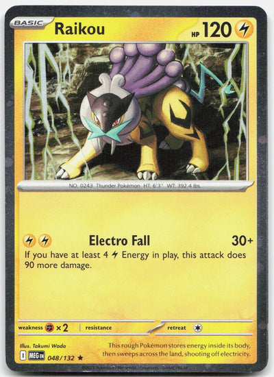 Raikou - (Cosmos Holo) Holo Promo Miscellaneous Cards & Products 048/132 NM