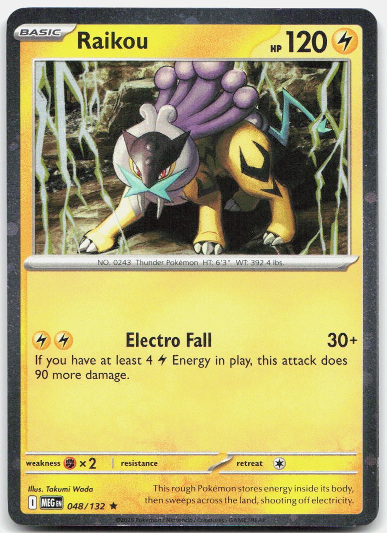 Raikou - (Cosmos Holo) Holo Promo Miscellaneous Cards & Products 048/132 NM