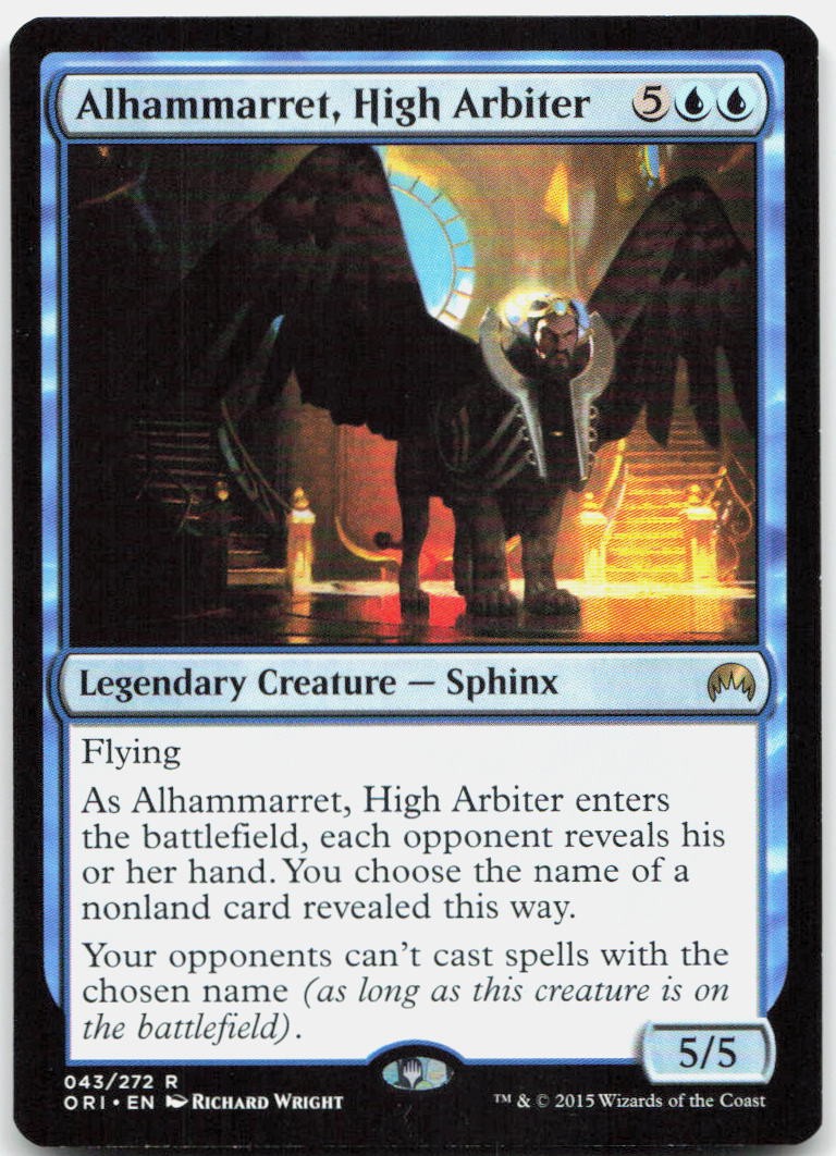 Alhammarret, High Arbiter 43 Rare Magic Origins Magic: The Gathering Near Mint