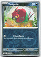 Venipede Reverse Holo Common SV: Black Bolt 054/086 NM